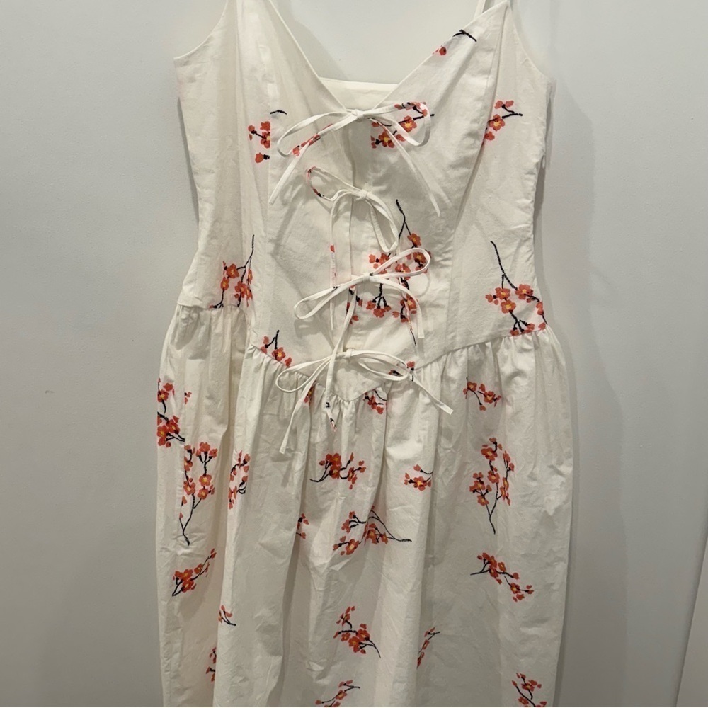 NWT Naya Rea Milana Drop Waist Midi Dress Women’s Size 8 Designer - Picture 14 of 16